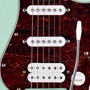 Электрогитара CORT G110 (SRD): Форма корпуса Stratocaster