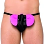 Мужские трусы SoftLine Thong 4445, S-L (black/pink)