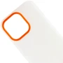 Чехол для iPhone Mobile Case TPU+PC Bichromatic Matte / Orange for iPhone 13 Pro: Цвет оранжевый