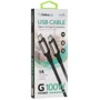 Кабель Gelius Cable USB-C to USB-C Pro G-Power 100W 2m Black (GP-UC108): Тип USB-C - USB-C