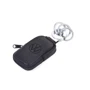 Брелок Troika Key-Click Valet зі шкіряним гаманцем для монет чорний (KR20-77/VW)