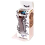 Анальная пробка BOSS Series Exclusivity Jewellery Dark Silver Butt Plug Light Blue