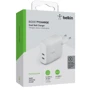 Зарядний пристрій Belkin Wall Charger 2хUSB-З 40W White (WCB006VFWH): Особливості Power Delivery (PD), USB-C
