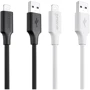 Кабель Proove USB Cable to Lightning Striped Silicone 1m White: Тип USB Cable - Lightning