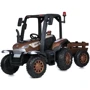 Детский электромобиль Bambi Racer трактор с прицепом, коричневый (M 4844EBLR-17)