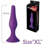 Анальная пробка на присоске MAI Attraction Toys №35 Purple