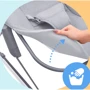 Шезлонг-качалка Kinderkraft Calmee Grey (KBCALM00GRY0000): Возраст с рождения