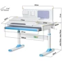 Комплект S ErgoKids TH-325 Blue парта + тумба (TH-325 + BD C3_ BLUE): Регулировка высоты сиденья нет