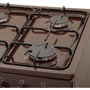 Газовая плита ELEYUS ORUM 5501 EF BR: Электроподжиг конфорок есть