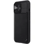 Чехол для iPhone Nillkin Leather Case Camshield Black for iPhone 13 Pro: Материалы искусственная кожа