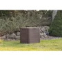 Ящик для зовнішнього зберігання Prosperplast Woodebox 140 л коричневий (5905197373140)