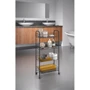 Этажерка Metaltex ASCONA LAVA 4 уровня 41x23x84см черная (344504): Материал Металл