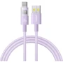 Кабель Baseus USB Cable to USB-C Display 2 Fast Charging Data 100W 1m Purple (P10382701511-00)