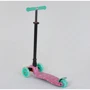 Самокат триколісний MAXI "Best Scooter" пластмасовий, трубка керма алюмінієва Pink / Turquoise / Black (83267): Максимальне допустиме навантаження, кг 60 кг