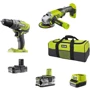 Набор инструментов Ryobi ONE+ R18DDAG-252S (5133003819): Тип аккумулятора Li-Ion