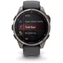 Смарт-часы Garmin Fenix 8 Pro AMOLED 47mm Sapphire Titanium with Graphite/Black Silicone Band (010-03198-11)