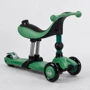 Самокат-беговел Best Scooter 3 в 1 зеленый (BS-78812): Материал колес полиуретан
