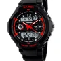 Наручний годинник Skmei S-Shock Red 0931R 0931R: Тип циферблата Комбинированный (аналого-цифровой)