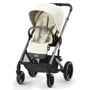 Прогулочная коляска Cybex Balios S Lux TPE Seashell Beige с бампером (522002565)