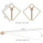 Зажимы для сосков с тяжелой подвеской LOCKINK Nipple Clamps with Heavy Pendant - Golden