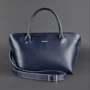 Женская сумка тоут Midi BlankNote темно-синяя (BN-BAG-24-navy-blue): Тип ручки Со съемным ремнем, С двумя ручками, Плечевой ремень, Длинная ручка