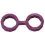 Наручники силиконовые Doc Johnson Bondage Silicone Cuffs Large (фиолетовые)