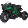 Детский электромотоцикл 3 колесный Bambi Racer Kawasaki 45W черно-зеленый (M 5023EL-2)