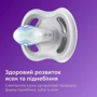 Пустышка ортодонтическая Avent Ultra Air 0-6мес. 2 шт. для девочек (SCF085/59): Материал силикон