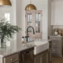 Смеситель для кухни Lefton Automatic Sensor & Pull-Down Kitchen Faucet with Temperature Display-KF2206 Grey: Длина излива, см 26