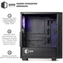 Корпус QUBE GERYON Black 4Fan (QBGERYON_FFBNU3): Типорозмір Midi-Tower