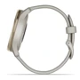 Смарт-часы Garmin Vivomove Trend Cream Gold Stainless Steel Bezel with French Grey Case and Silicone Band (010-02665-02): Материал ремешка силикон