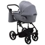 Коляска 2 в 1 Adamex Porto Light Tip TK-60 Темно-сірий (625703): Ширина шасі 57 см