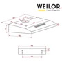 Вытяжка Weilor WPL 5092 WH фото 8
