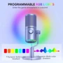 Микрофон для геймеров Maono DM30 Purple (23-03-10-01): Способ подключения Проводной