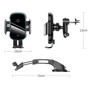 Держатель Baseus Car Holder Wireless Charger Light Electric 15W Black (WXHW03-01): Особенности wireless charging, автодержатель