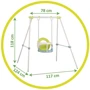 Гойдалка дитяча Smoby на металевих опорах з 6-ти місяців (830304): Тип каркасная качель