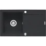 Кухонна мийка Pyramis MIDO 76x44 1B 1D чорна+кран Bello 070001201Bn