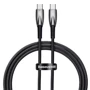 Кабель Baseus Cable USB-C to USB-C Glimmer Series Fast Charging 100W 2m Black (CADH000801)