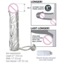 Вибронасадка для увеличения члена Fx Vibrating Super Sleeve, +2,5 см