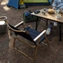 Крісло складане Naturehike MW02 NH19Y002-D 600D Oxford алюміній чорний: Тип Стул складной