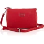 Женская сумка через плечо Giorgio Ferretti красная (SHIGF2020021-red): Фактура Матовая, Зернистая