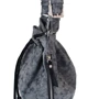 Женская сумка бакет-бэг Laskara серая (LK10194-black): Фактура Матовая, Гладкая