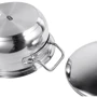 Кастрюля S&T Gastro с крышкой 20 см 3 л (9999-1): Объем, л 3