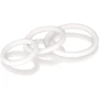 CalExotics Rubber Ring - 3 Piece Set - набор эрекционных колец, белый