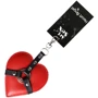Брелок на карабине для ключей Art of Sex Heart Angel красный