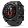 Смарт-часы Garmin Fenix 8 AMOLED 51mm Sapphire Carbon Grey DLC with Black/Pebble Grey Silicone Band (010-02905-21)