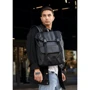 Чоловічий рюкзак Sambag Loft Zard чорний (22651001m): Фактура Гладкая, Матовая