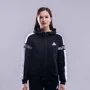 Спортивная толстовка Peak FWA01028-BLA 48 черная с капюшоном на молнии