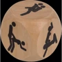 Дерев'яний кубик Kama Sutra Wooden Dice, 3 x 3 см