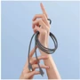 Кабель Baseus Cable USB-C to USB-C Jelly Liquid Silica Gel 100W 1.2m Black (CAGD030001) фото 5